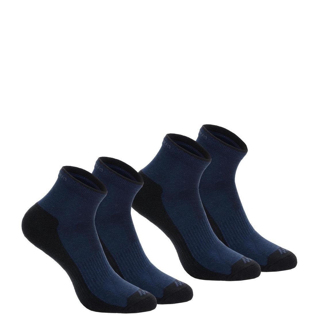 EU 39-42  Walking Mid Socks - 2 Pack, Dark Blue, , large image number 0