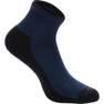 QUECHUA - EU 39-42  Walking Mid Socks - 2 Pack, Dark Blue