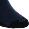 QUECHUA - EU 39-42  Walking Mid Socks - 2 Pack, Dark Blue