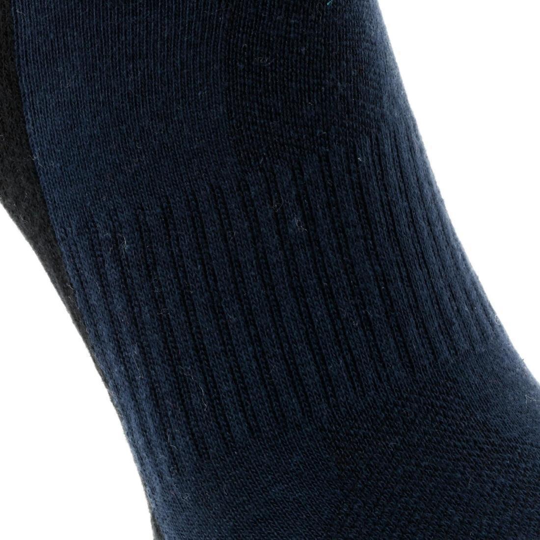 EU 39-42  Walking Mid Socks - 2 Pack, Dark Blue, , large image number 4