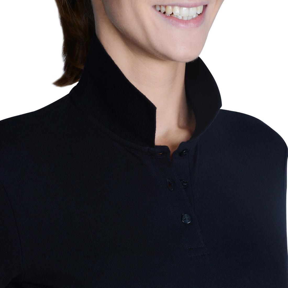 Medium  Women's Golf Basic Polo Shirt, Black, , large image number 11