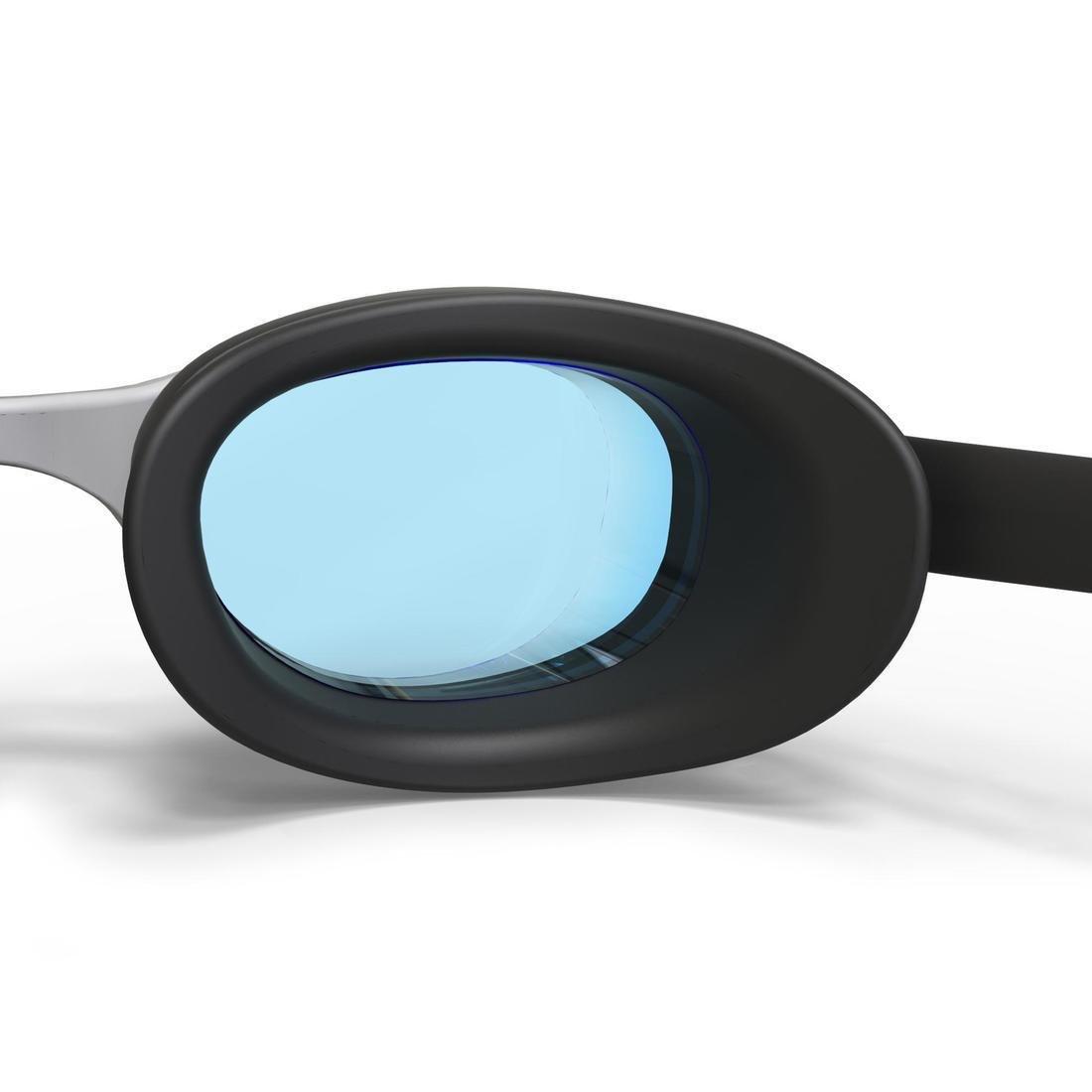 NABAIJI - Adult Swimming Goggles Xbase Clear Lenses, Black