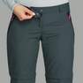 FORCLAZ - S/M  Women's Trek 100 Mountain Trekking Convertible Trousers, Carbon Grey