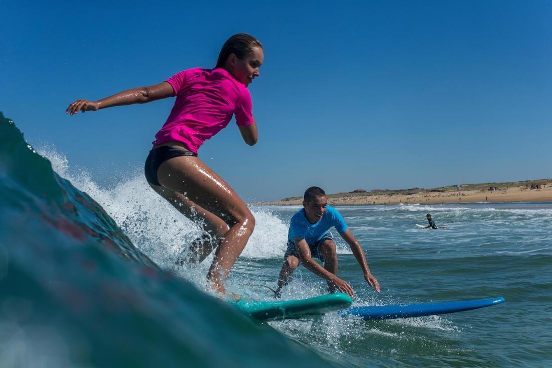 Kids' Surfing anti-UV water T-shirt, No Color, large image number 2