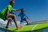 OLAIAN - تي شيرت لركوب الأمواج للحماية من الأشعة فوق البنفسجية للأطفال، أخضر، من 4-5 سنوات