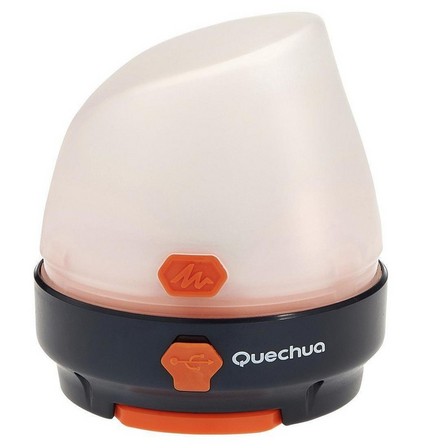 QUECHUA - Camping Lamp - BL50 Dynamo Rechargeable - 50 Lumens, Red