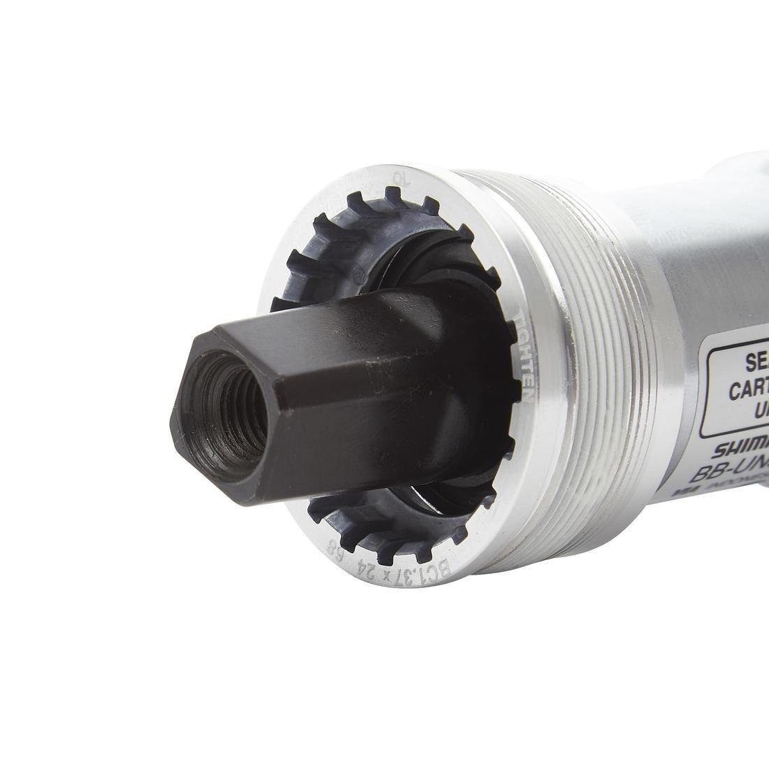 Bottom Bracket Square Taper 113 mm Shimano BBUN55, No Color, large image number 7