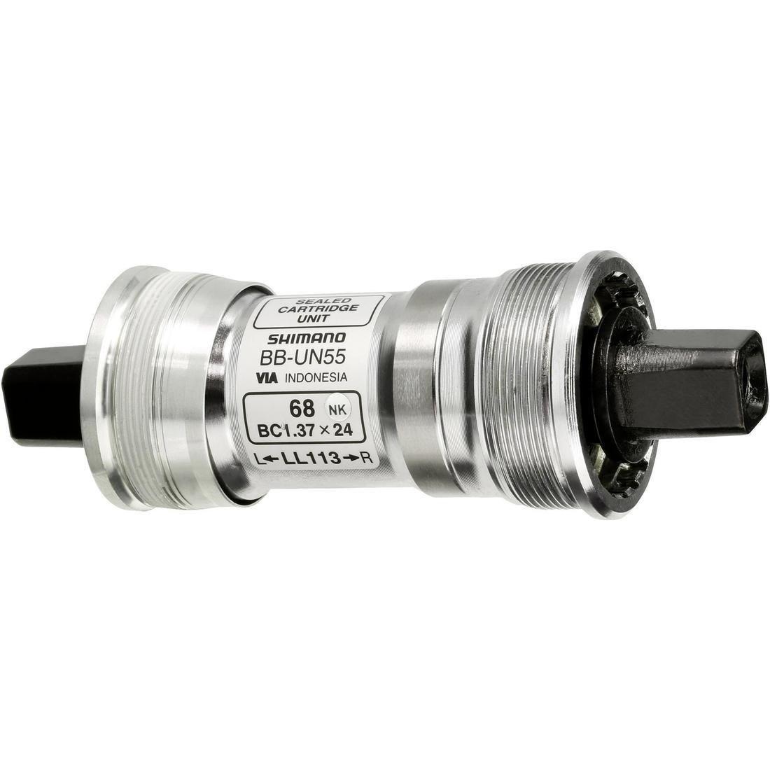 Bottom Bracket Square Taper 113 mm Shimano BBUN55, No Color, large image number 11