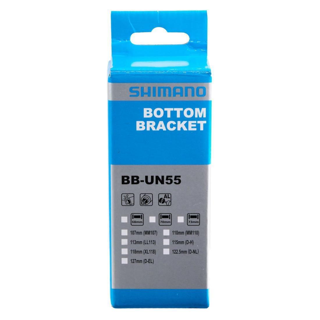 Bottom Bracket Square Taper 113 mm Shimano BBUN55, No Color, large image number 13