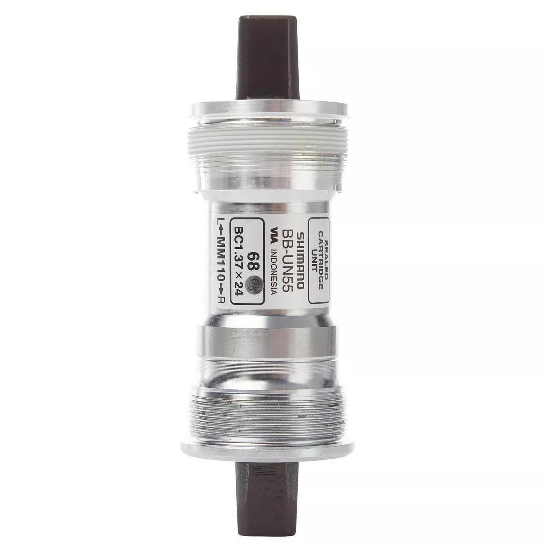 Bottom Bracket 110 mm Square Taper Shimano - BBUN55, No Color, large image number 0
