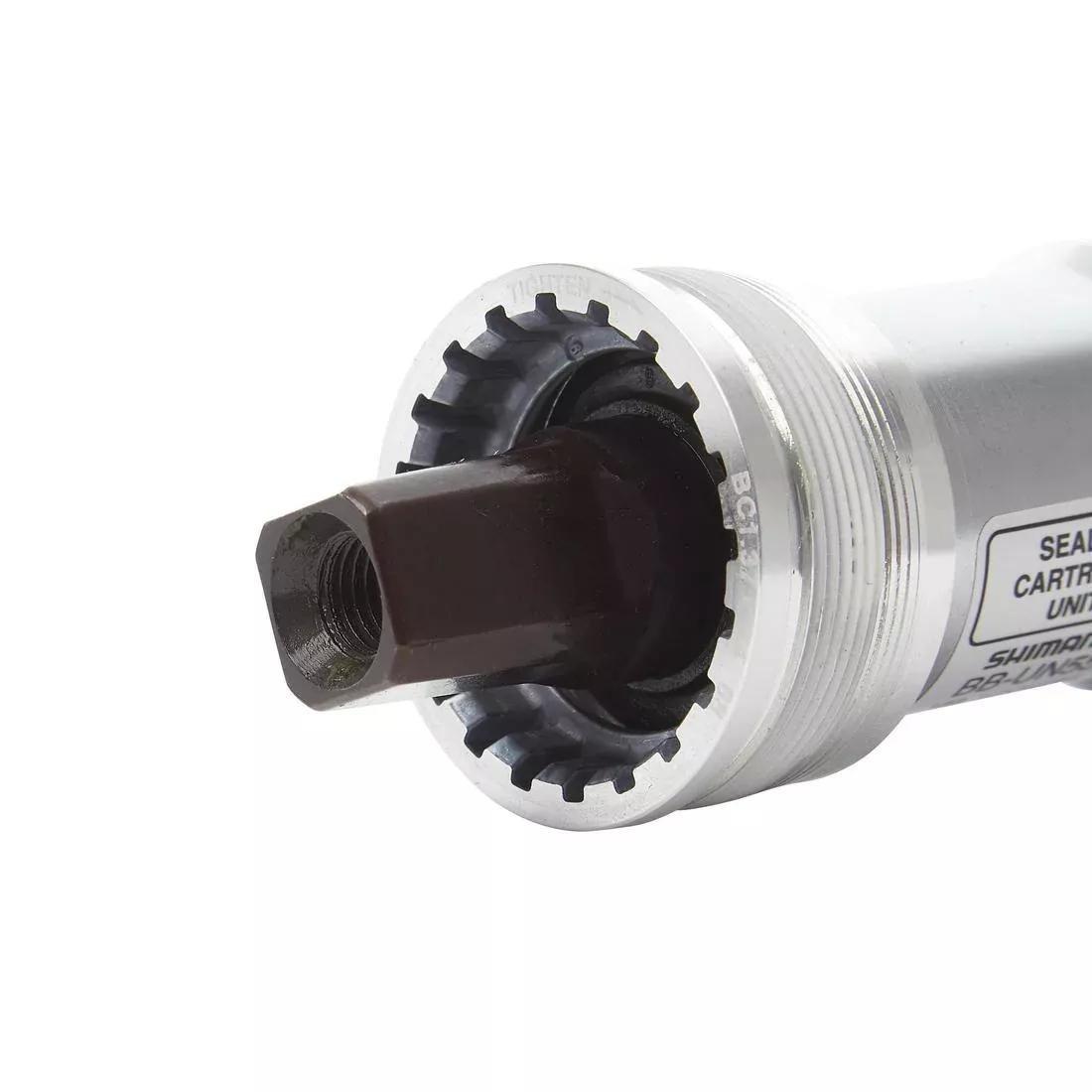 Bottom Bracket 110 mm Square Taper Shimano - BBUN55, No Color, large image number 3