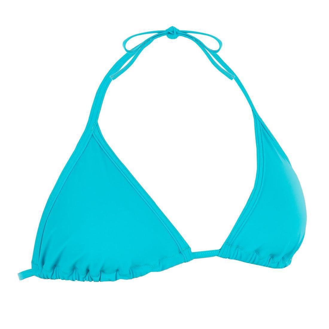 OLAIAN - M/L  Mae Women's Triangle Swimsit - Plain, Aquamarine