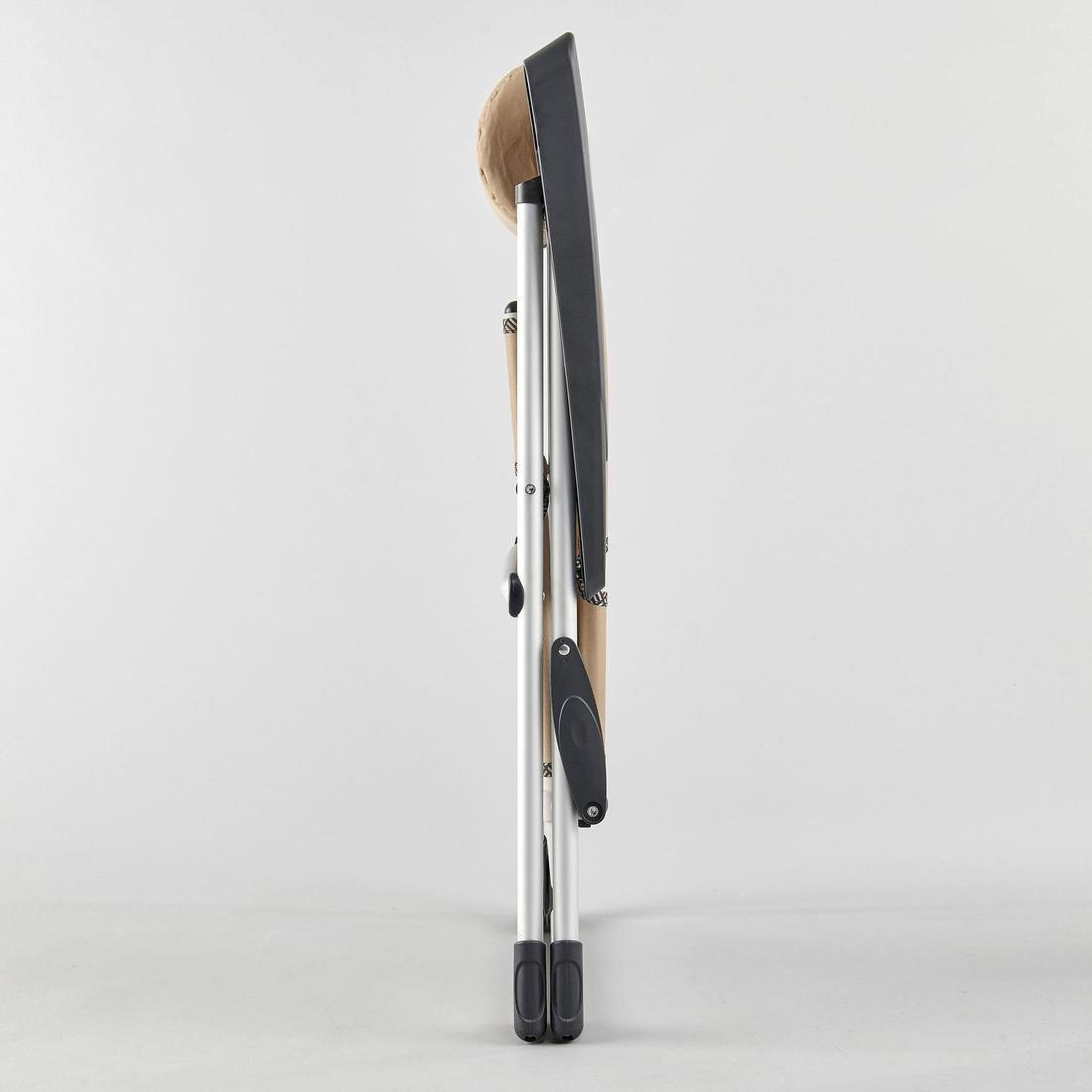 Adjustable Camping Armchair, Brown, No Color, large image number 11