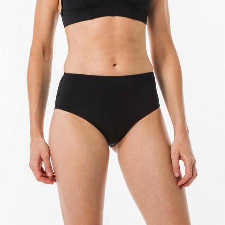 OLAIAN - L/XL  Romi Women's High-Waisted Surfing Swimsuit Bottoms - Black