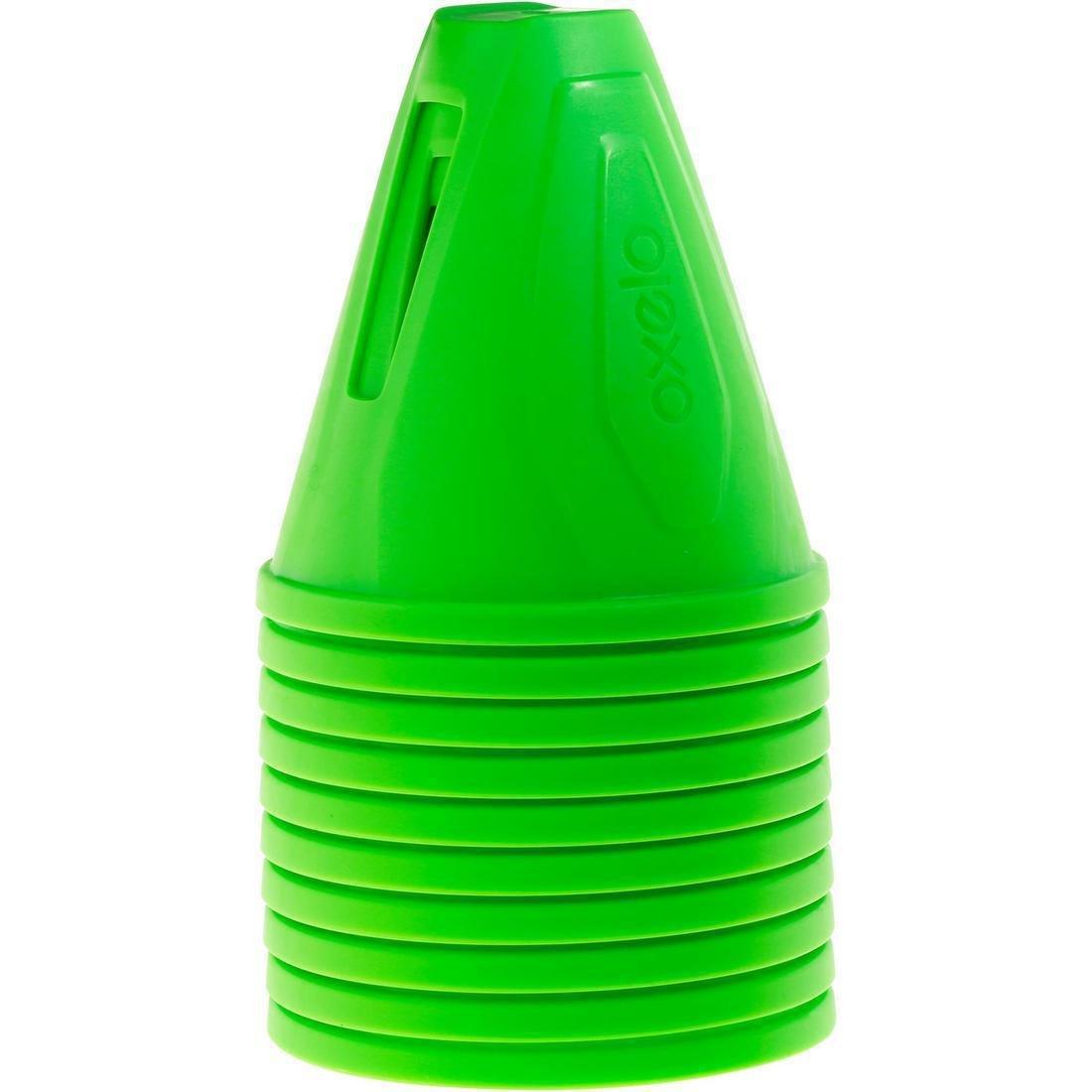 Inline Skating Slalom Cones 10-Pack, Orange, , large image number 12