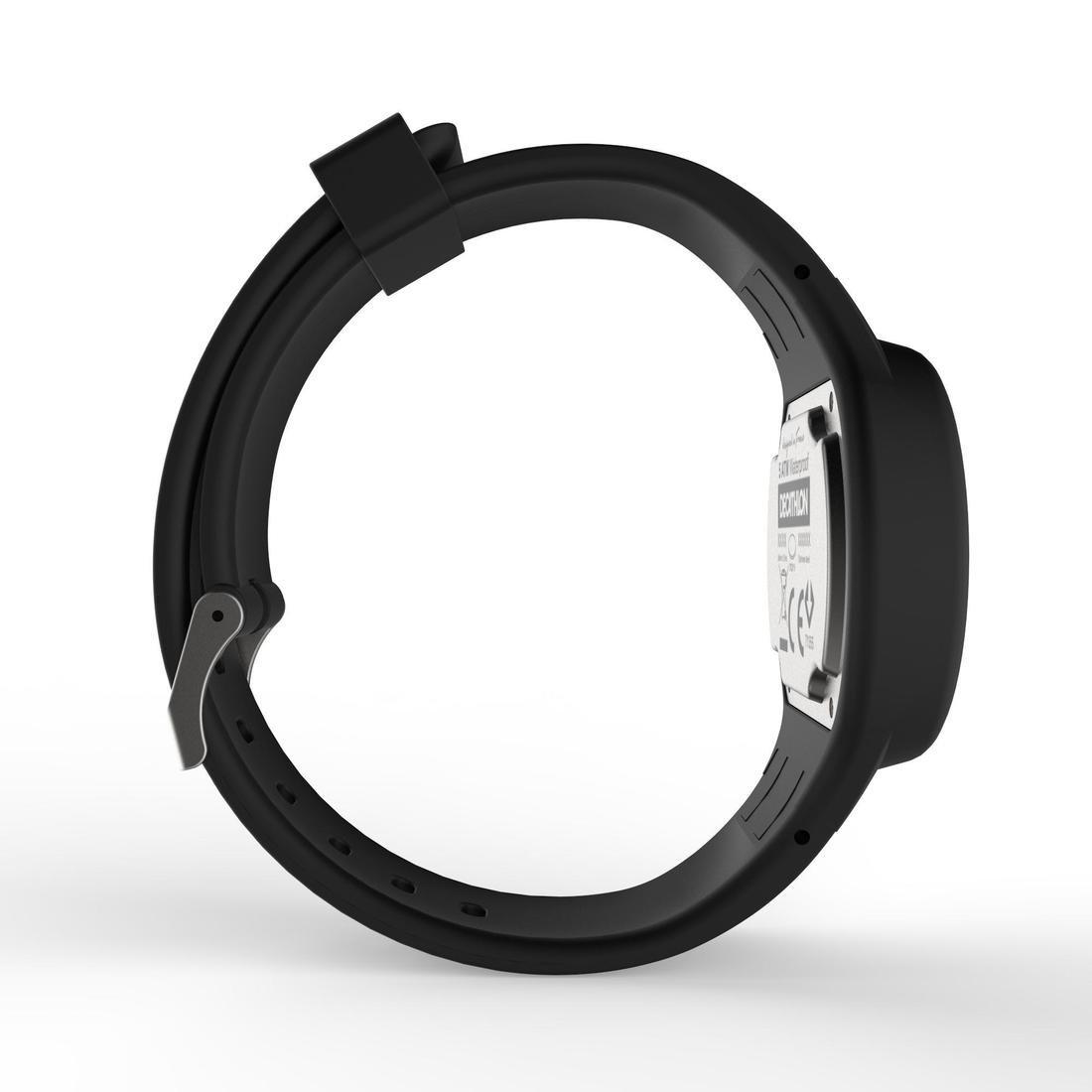 Unique Size  W100 M men's running stopwatch - Black, Black, , large image number 4