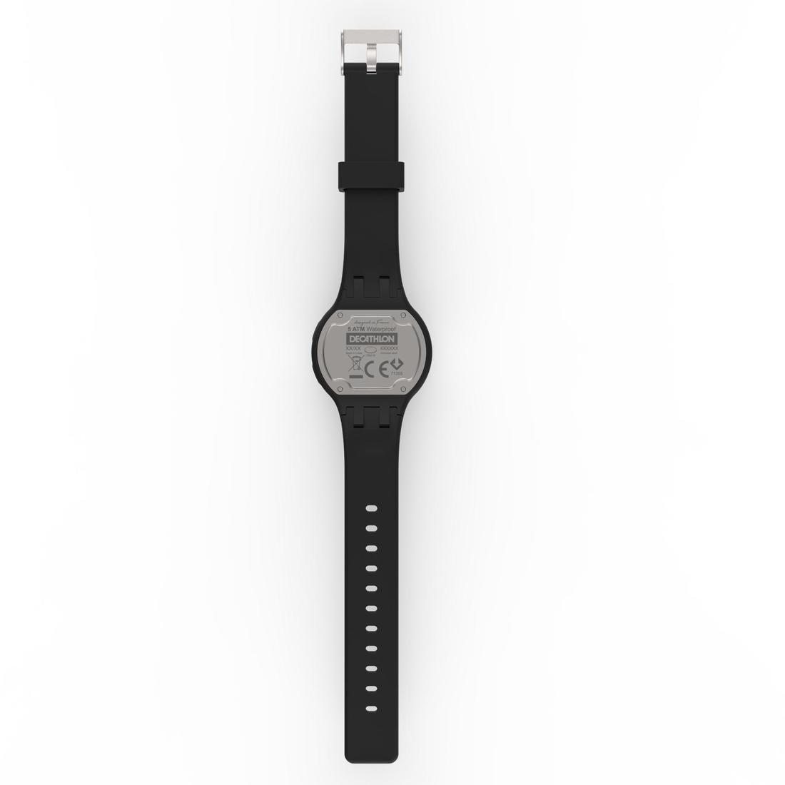 Unique Size  W100 M men's running stopwatch - Black, Black, , large image number 7