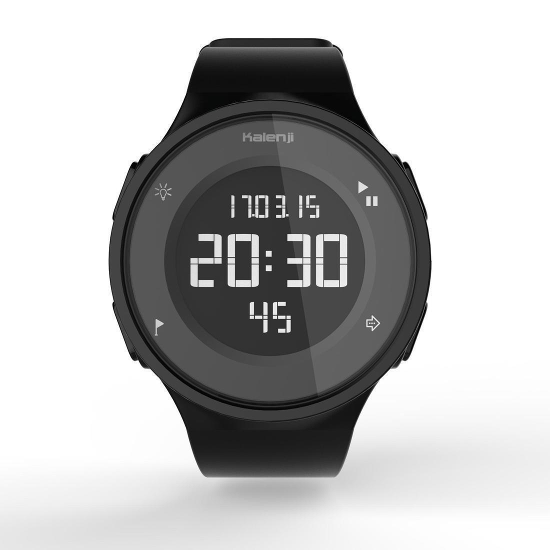 W500 M  Running Stopwatch Reverse Screen, Black, , large image number 1