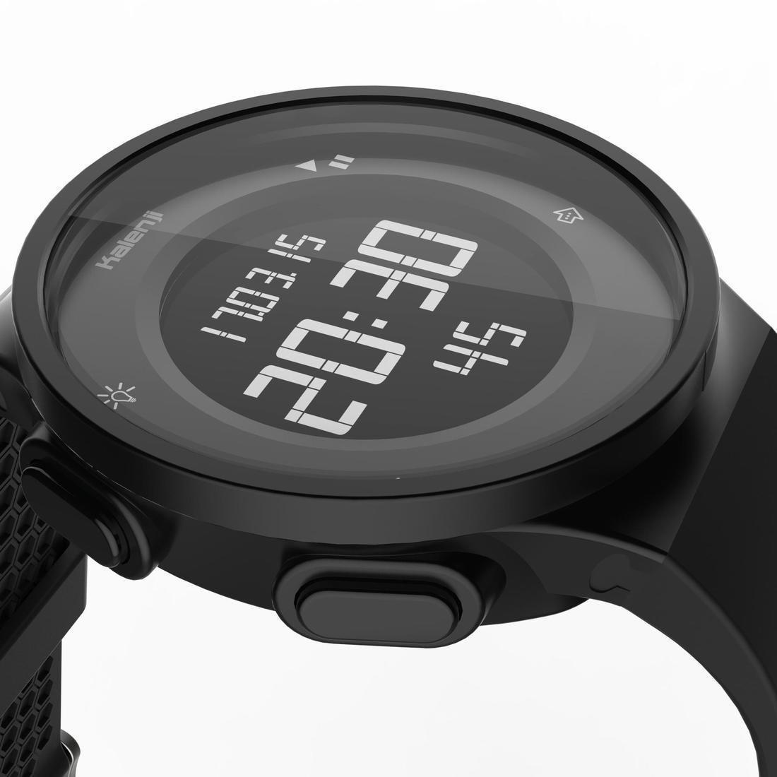W500 M  Running Stopwatch Reverse Screen, Black, , large image number 5