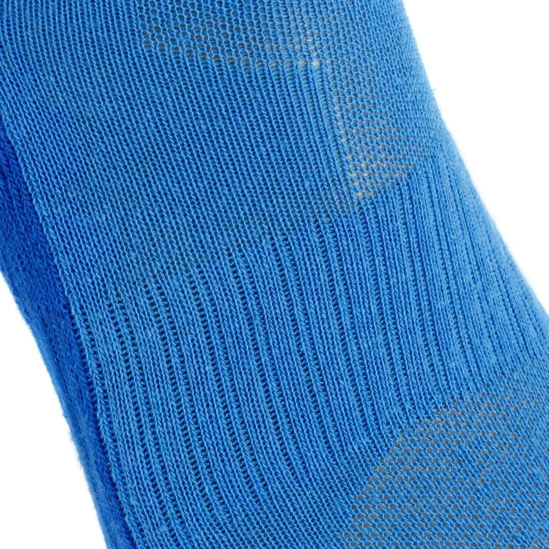 EU 31-34  2 pairs of Kids' Hiking Socks MH100, Blue Azure, , large image number 5