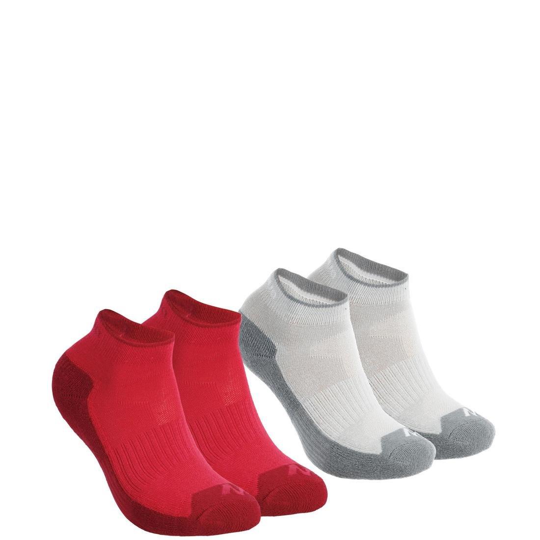 EU 31-34  2 pairs of Kids' Hiking Socks MH100, Blue Azure, , large image number 10