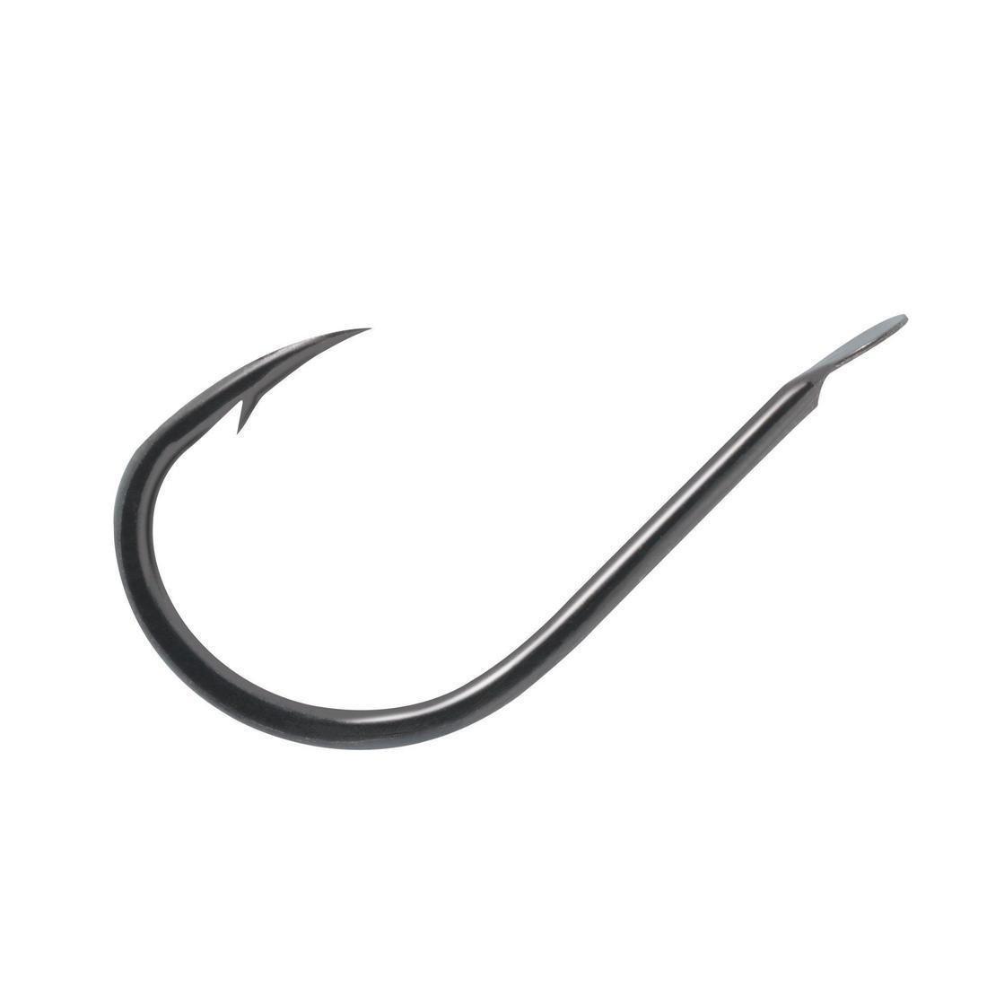 7126 Chinu Spade End N�1/0 X10 Sea Fishing Hooks, Black, No Color, large image number 0