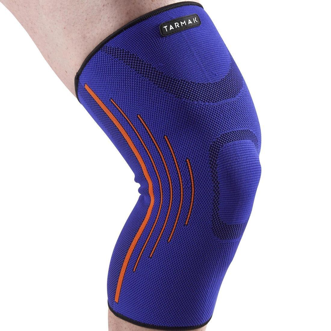 2 Men's/Womens Right/Left Compression Knee Support Soft 300, Black, , large image number 1