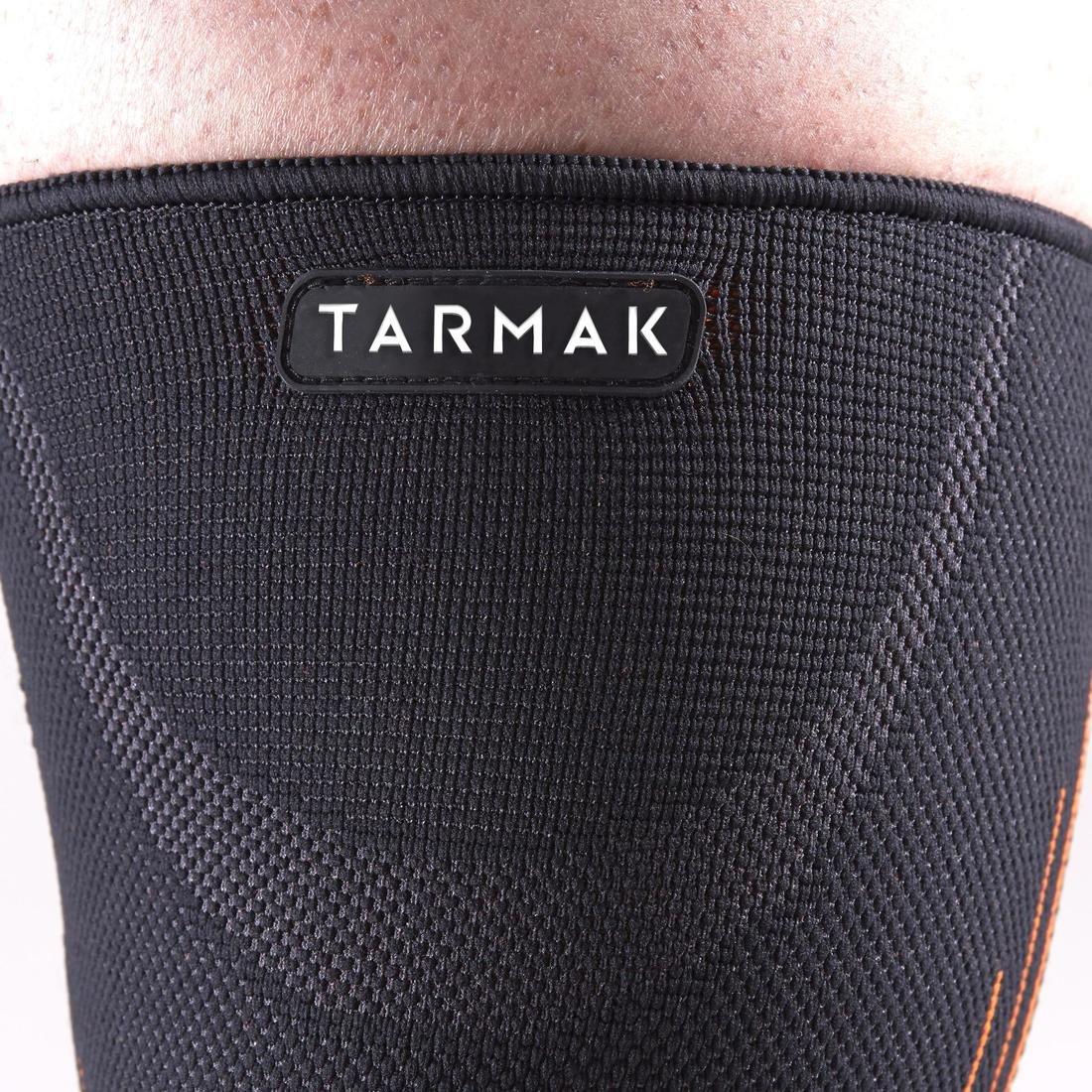 2 Men's/Womens Right/Left Compression Knee Support Soft 300, Black, , large image number 2