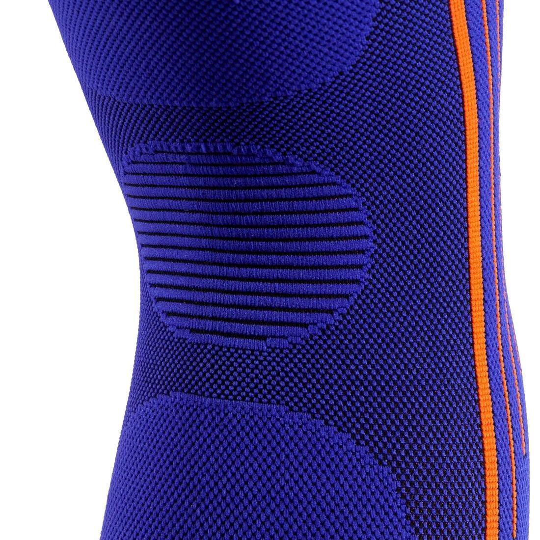 2 Men's/Womens Right/Left Compression Knee Support Soft 300, Black, , large image number 5