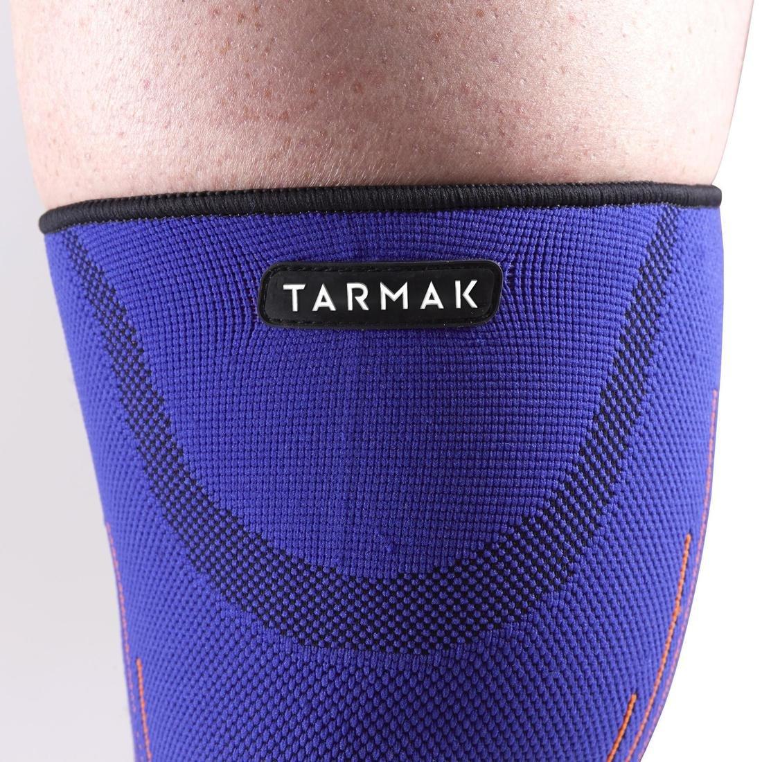 2 Men's/Womens Right/Left Compression Knee Support Soft 300, Black, , large image number 6