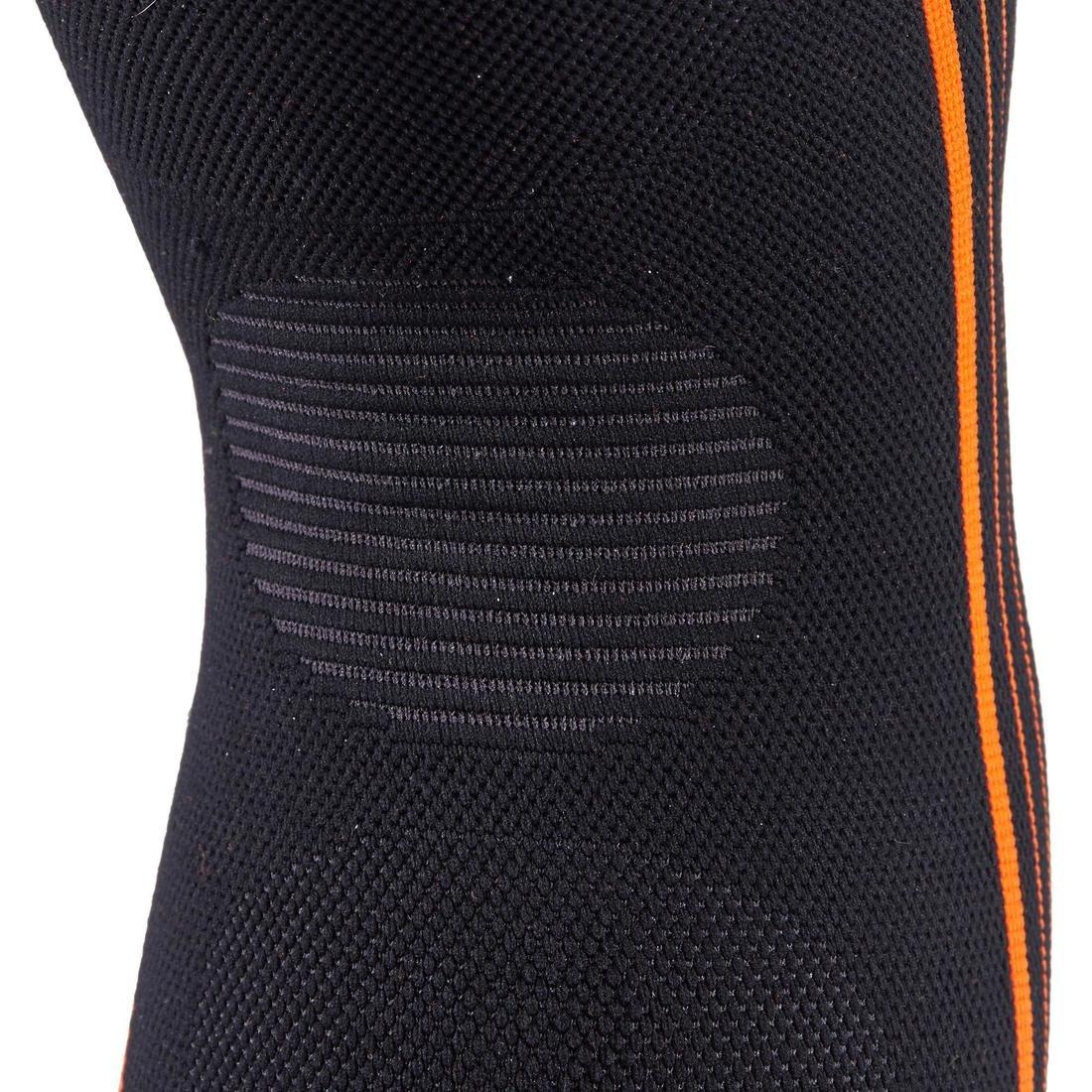2 Men's/Womens Right/Left Compression Knee Support Soft 300, Black, , large image number 10