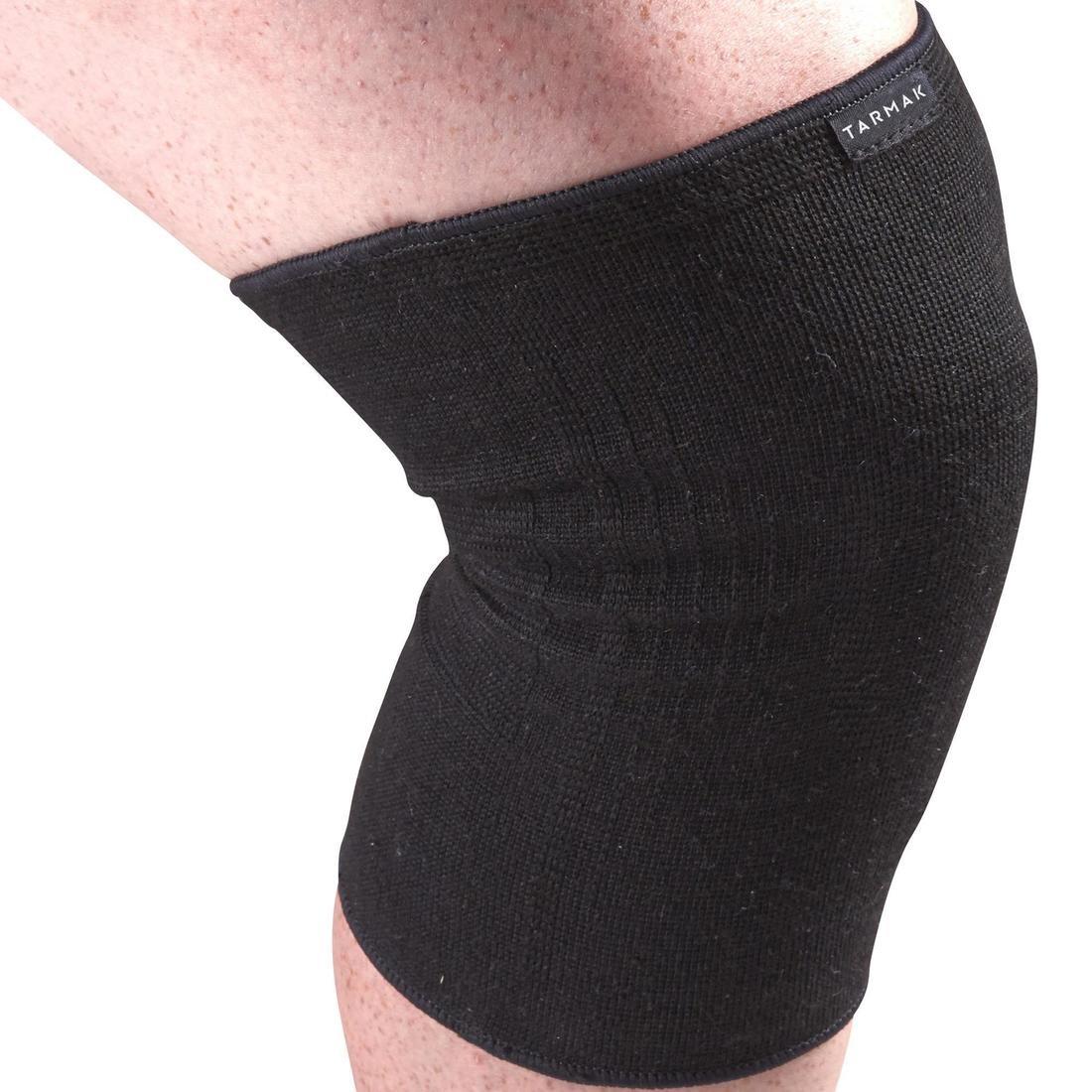 2  Soft 100 Men's/Women's Right/Left Compression Knee Support - Black, Black, , large image number 0
