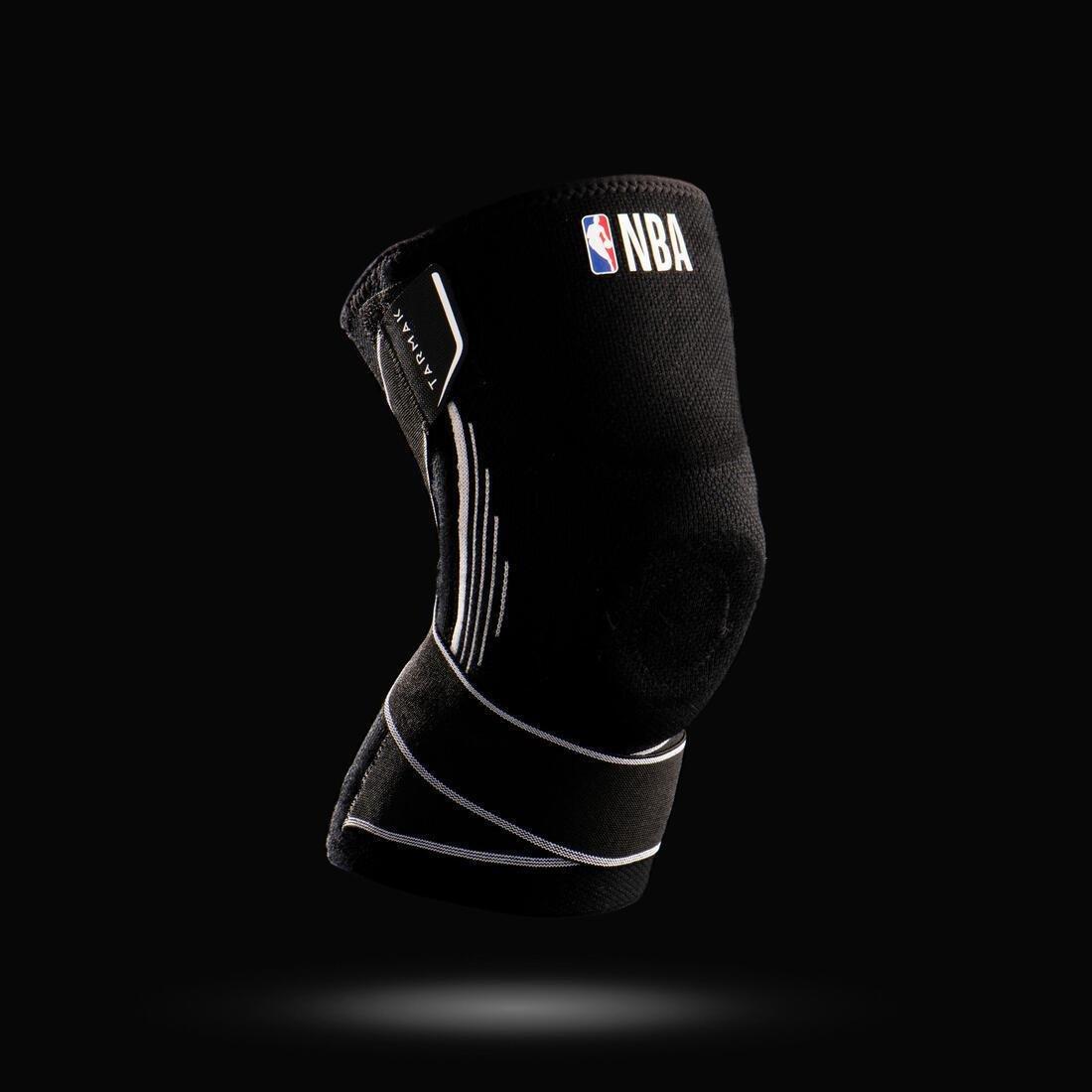 3  Men's/Women's Right/Left Knee Support Mid 500, Black, , large image number 2