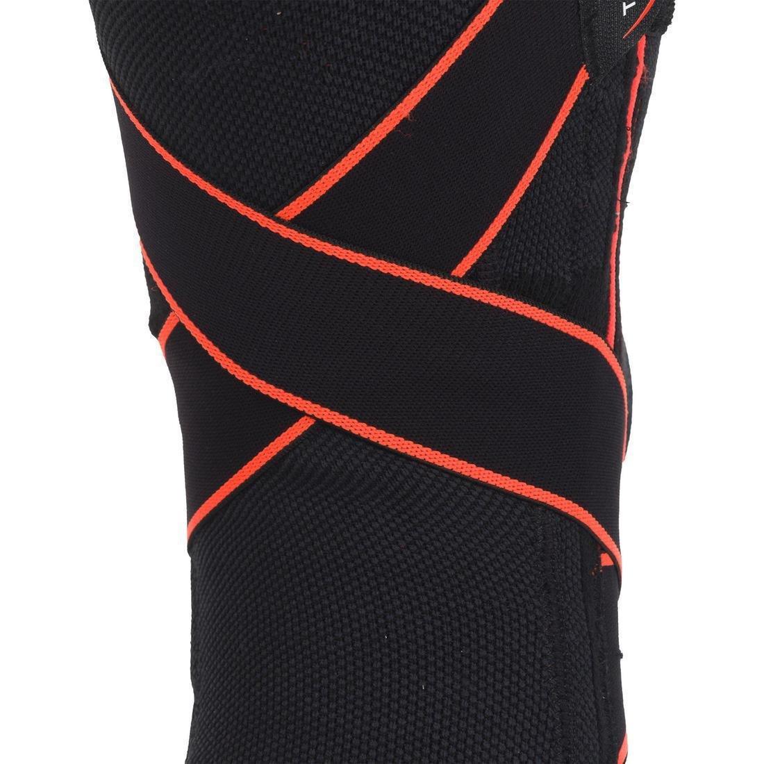 3  Men's/Women's Right/Left Knee Support Mid 500, Black, , large image number 9