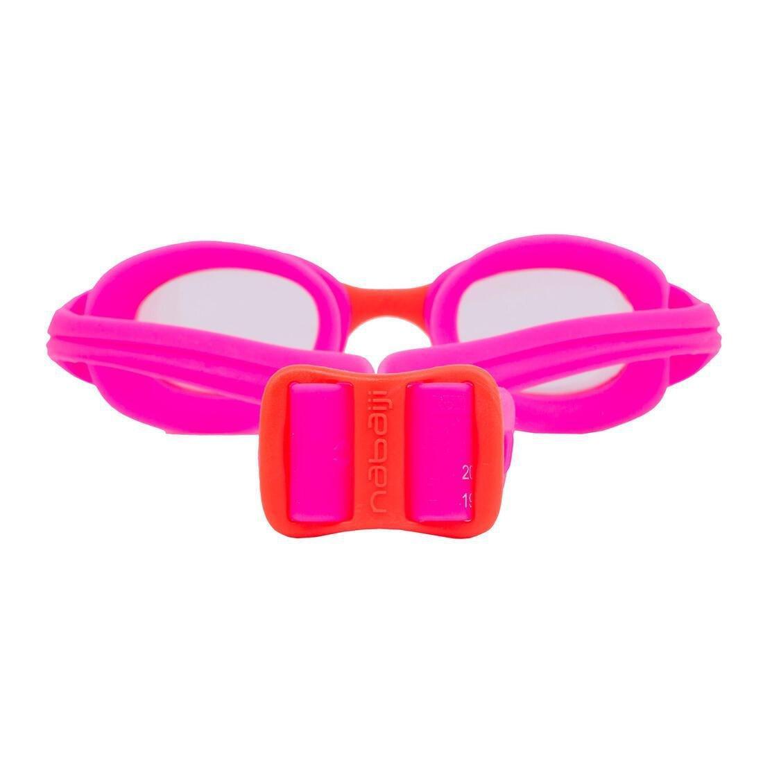 6-7Y  Girls' Swimming Set 100 Start: Swimming trunks, goggles, cap, towel, bag, Navy Blue, , large image number 4