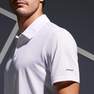 ARTENGO - Small  Dry 100 Tennis Polo Shirt, Snow White