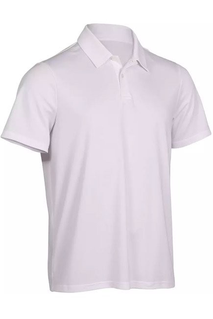 ARTENGO - Medium  Dry 100 Tennis Polo Shirt, Snow White