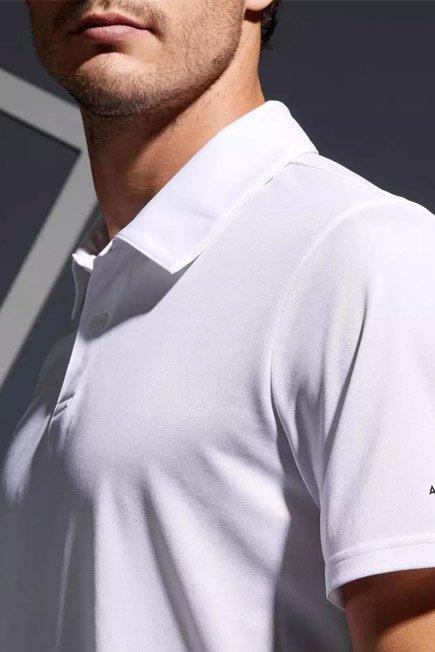 Medium  Dry 100 Tennis Polo Shirt, Snow White, , large image number 6