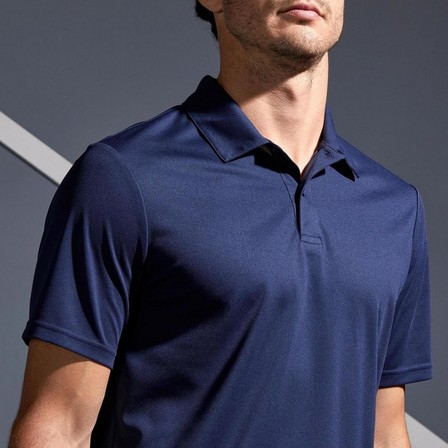 ARTENGO - Small  Dry 100 Tennis Polo Shirt, Navy Blue