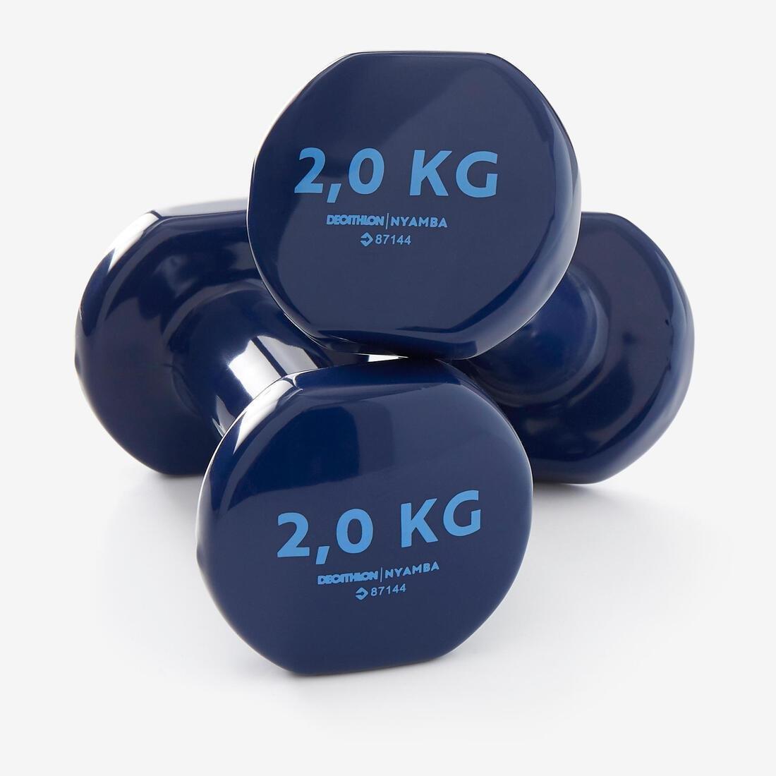 2X2Kg  Fitness 2 Kg Dumbbells Twin-Pack - Blue, , large image number 0