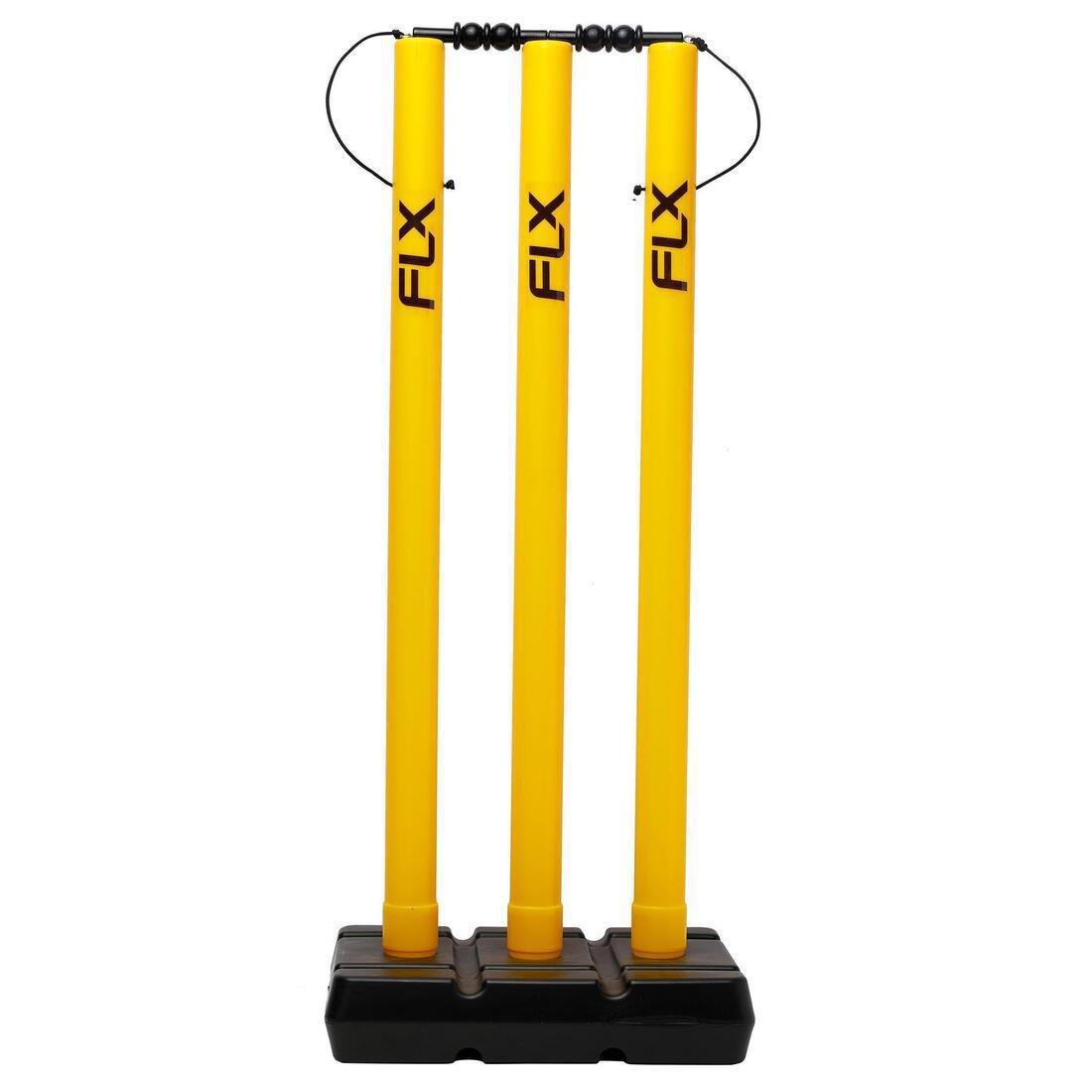 CRICKET PLASTIC STUMP YELLOW, Fluo Yellow, , large image number 0