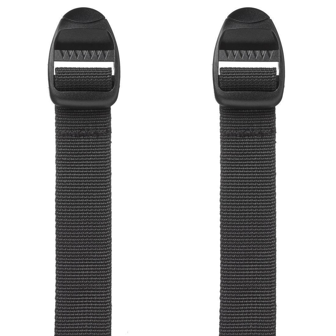 Set of 2 Tightening Straps for Backpacks, No Color, large image number 2