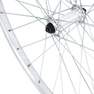 BTWIN - Wheel 28 Front Single Wall V-brake Quick Release Hybrid Bike - Silver