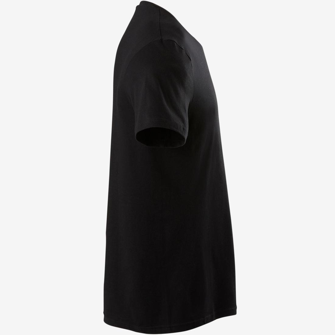 تي شيرت رياضي سبورتي للياقة البدنية، مصنوع من القطن الخالص، أبيض، مقاس M, , large image number 4