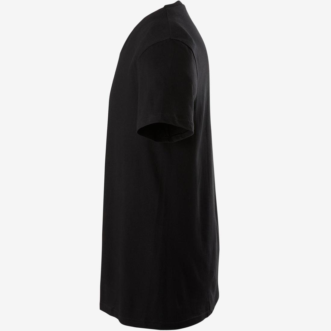 تي شيرت رياضي سبورتي للياقة البدنية، مصنوع من القطن الخالص، أبيض، مقاس M, , large image number 5