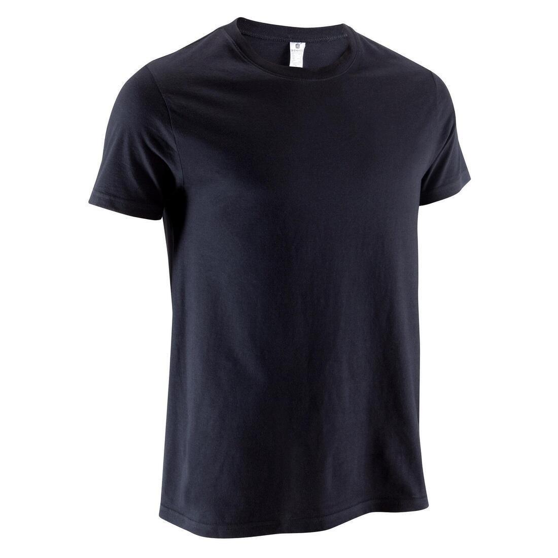 NYAMBA - 3XL  Fitness Pure Cotton T-Shirt Sportee, Black