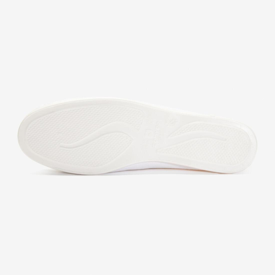 DOMYOS - EU 28  Girls' & Boys' Fabric Gym Shoes, Snow White