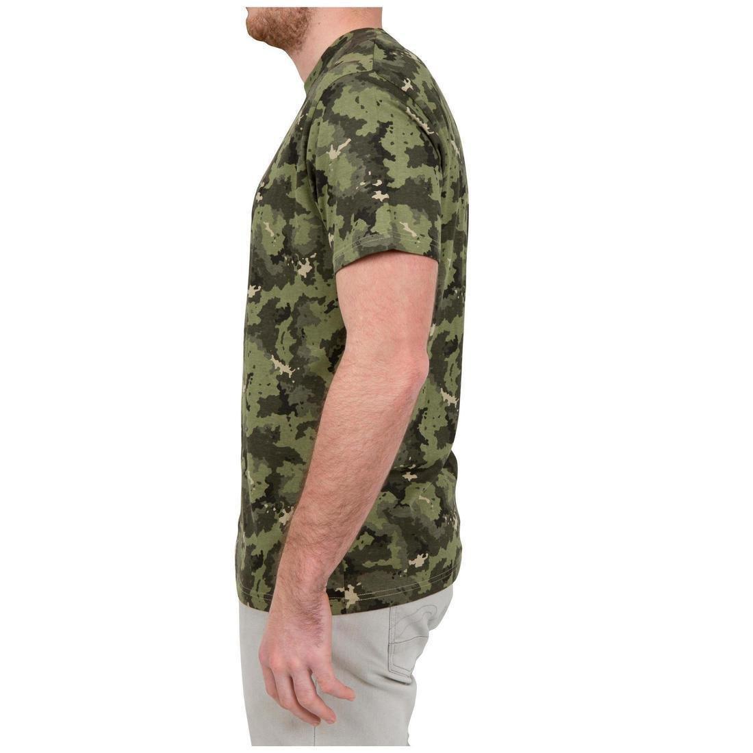 SOLOGNAC - Small  Short Sleeve T-Shirt -  Woodland, Brown
