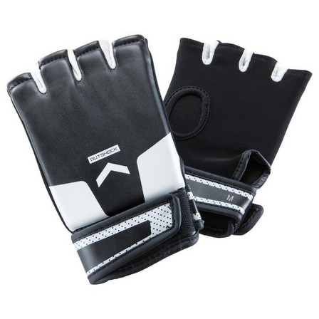 OUTSHOCK - Medium  100 Boxing Gloves for Punch Bag Training, Black