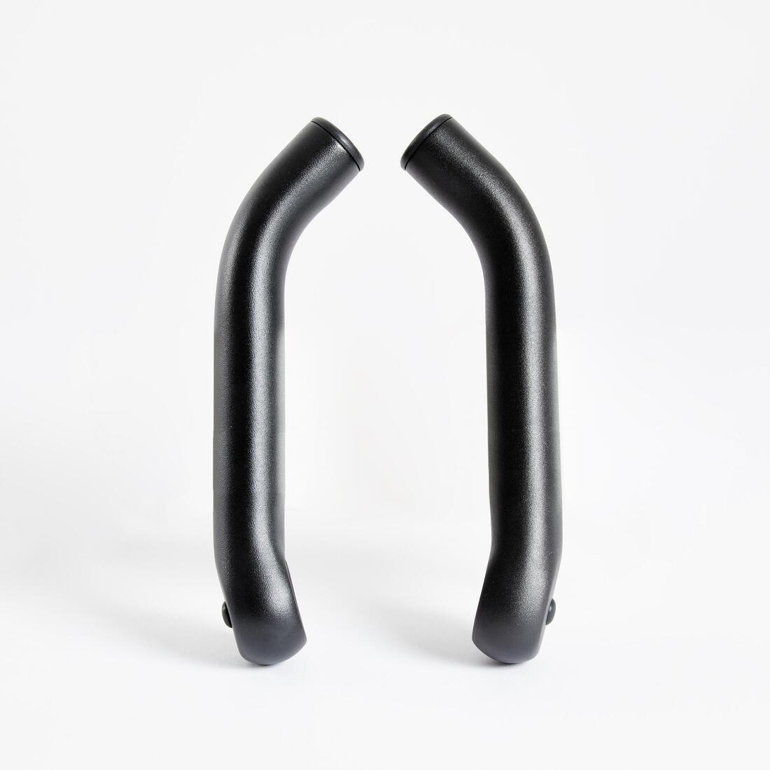 Black Curved Bar Ends, Black, No Color, large image number 5